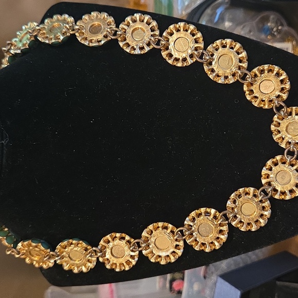 J. Crew Necklace Crystal Cupcake, Green - Picture 3 of 4